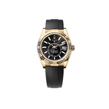 Sky-Dweller Oysterflex Men’s Watch With Dial Design