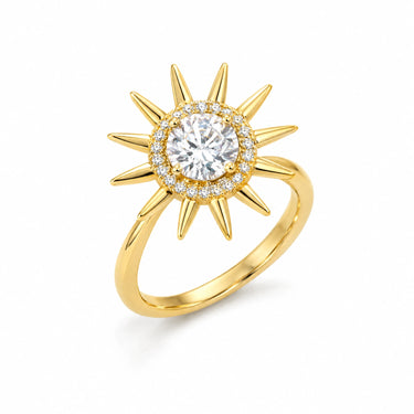 Soleia Sunburst Solitaire Ring