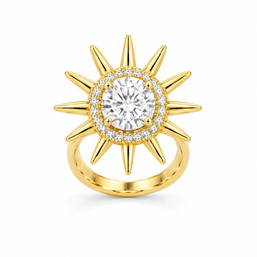 Soleia Sunburst Solitaire Ring