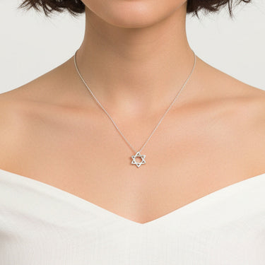 Star Of David Pendant Necklace