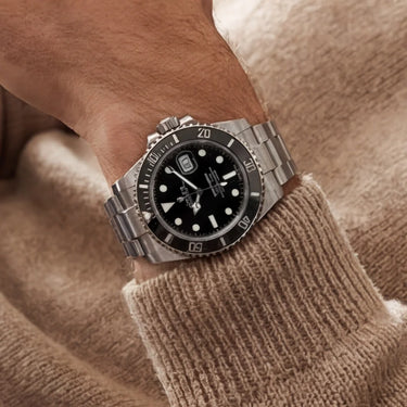 Submariner Black Dial Date Men's Watch
