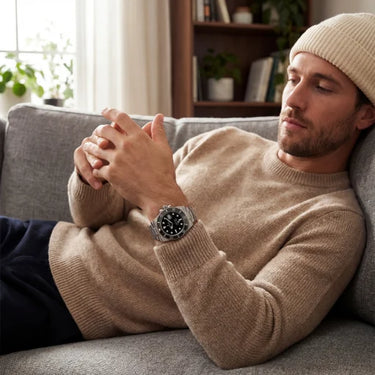 Submariner Black Dial Date Men's Watch