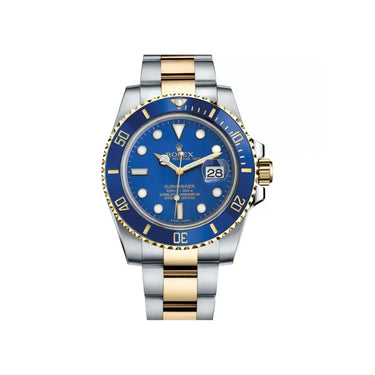 Submariner Blue Diamond Dial Mens Watch