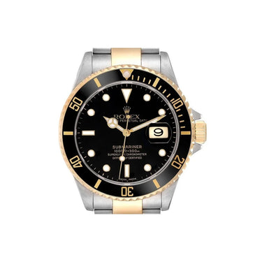 Submariner Steel Black Dial Mens Watch