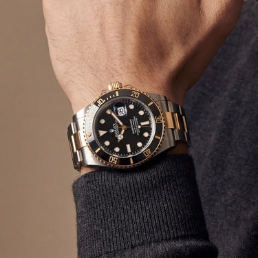 Submariner Steel Black Dial Mens Watch