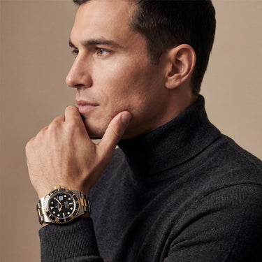 Submariner Steel Black Dial Mens Watch