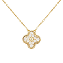 18K Sweet Alhambra Diamond Necklace