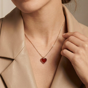 Sweet Alhambra Heart Pendant Necklace