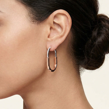 T Lock Earrings