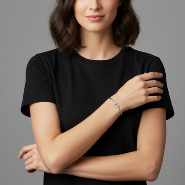 T Open Bracelet