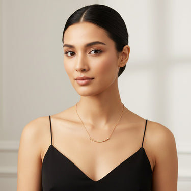 T Smile Pendant Necklace