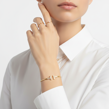 T Wire Bracelet Elegant