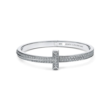 T1 Wide Hinged Bangle Bracelet