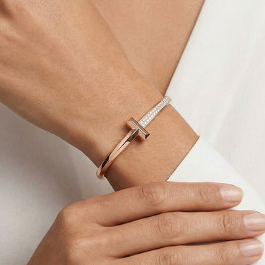 T1 Wide Hinged Bracelet