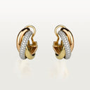 18k Trinity Diamond Earrings