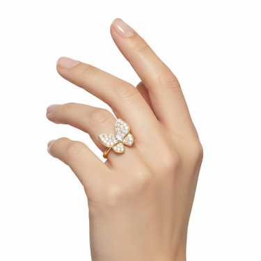 Two Butterfly Ring