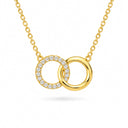 Unita Interlocking Circles Pendant Necklace