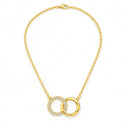 Unita Interlocking Circles Pendant Necklace