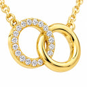 Unita Interlocking Circles Pendant Necklace