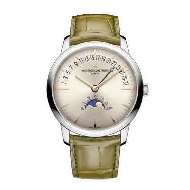 VC Olive Strap Moonphase Style Watch