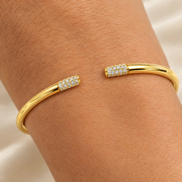 Vienne Pave Open Cuff Bracelet