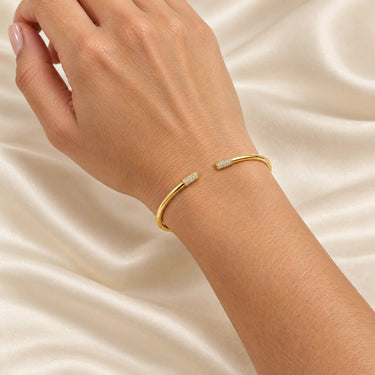 Vienne Pave Open Cuff Bracelet