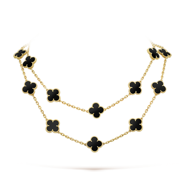 18K Vintage Alhambra 20 Motifs Long Necklace