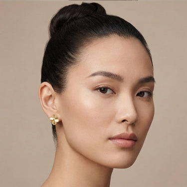 Vintage Alhambra Guilloche Earrings