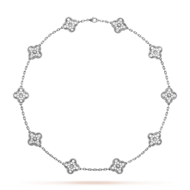 Vintage Alhambra 10 Motifs Necklace