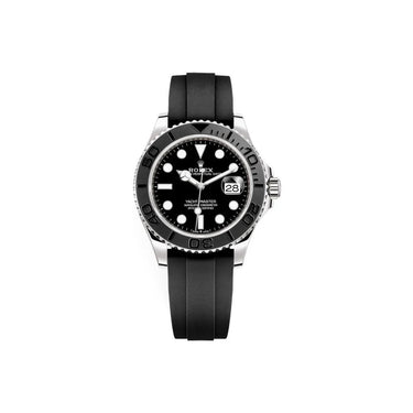 Yacht-Master Black Dial Oysterflex Men's Watch
