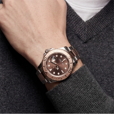 Yacht-Master Mens Watch With Sporty Dial Design
