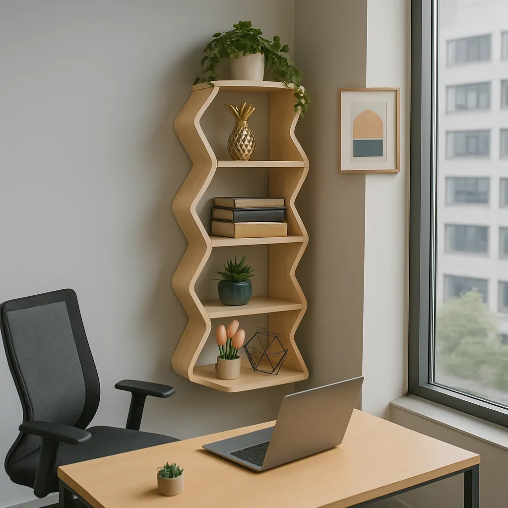Creative Ways to Style Floating Shelves in a Workspace