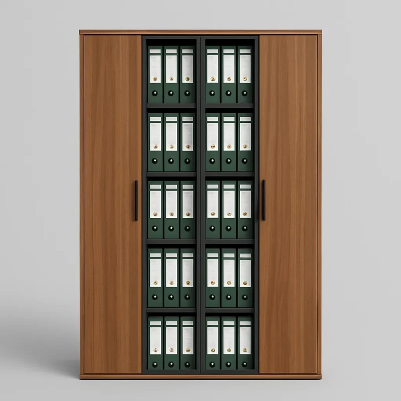 Large Wooden Filing Cabinet Office Storage Solution
