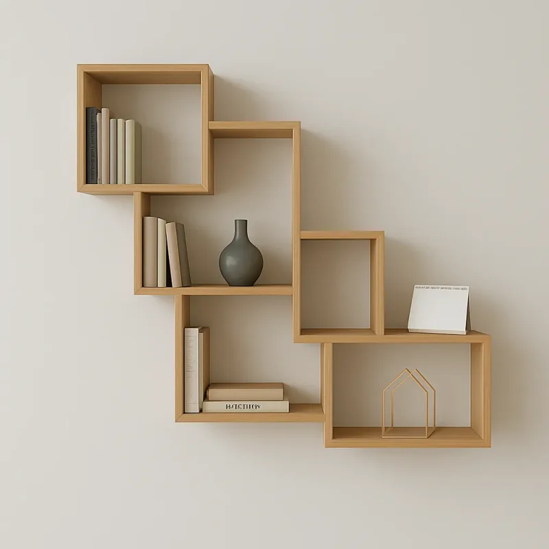 Unique Wall Shelves with Artistic Design for Modern Interiors