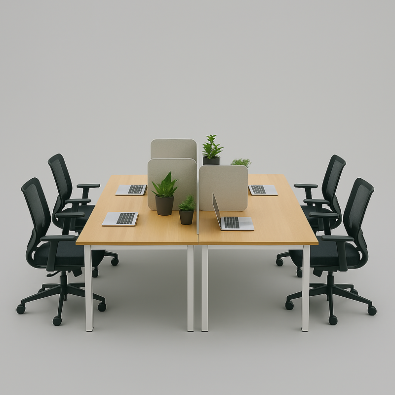 Modular Office Desk Set Sleek Design for Productive Workspaces