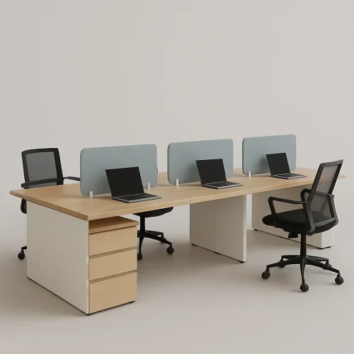 Office Desk Cluster Modern Design for Efficient Workspaces