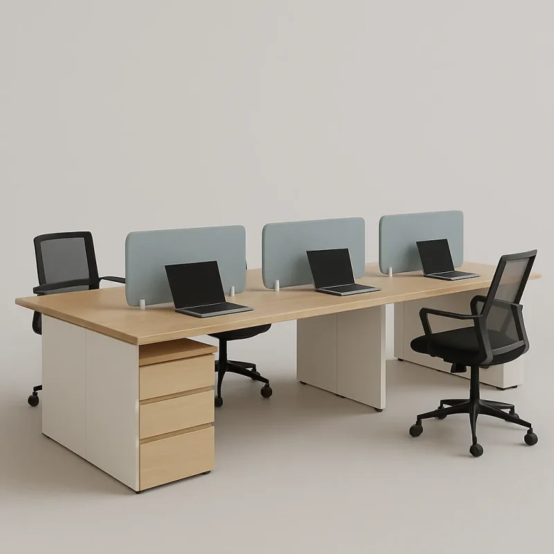 Office Desk Cluster Modern Design for Efficient Workspaces