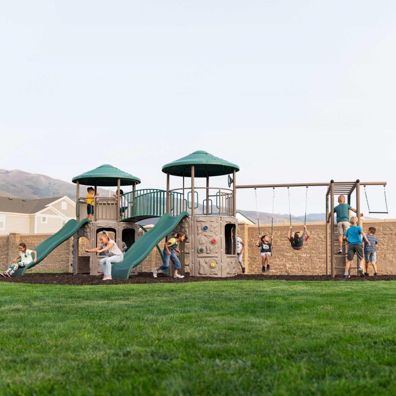 Double Adventure Tower with Monkey Bars - 90966