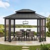 11x13 Octagon Gazebo with Steel Roof and Ceiling Hook