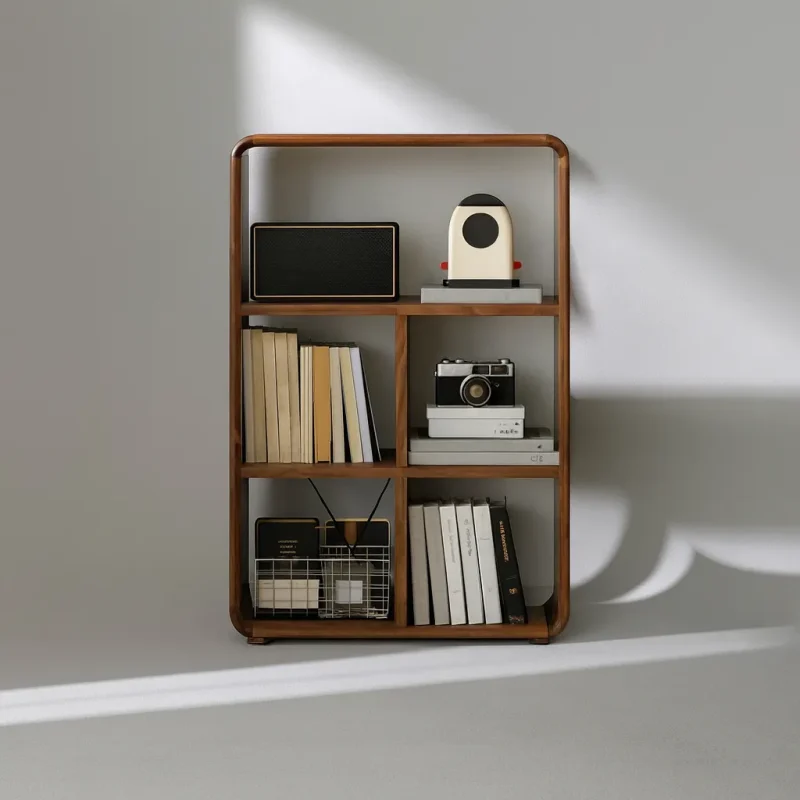 Modern Wooden Bookshelf For Office