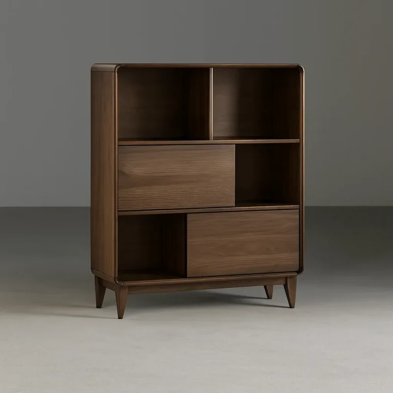 Modern Wooden Storage Cabinet For Office