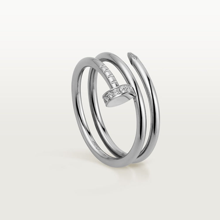 Pnstime Juste Un Clou Diamond Ring Luxury Women - Image 5