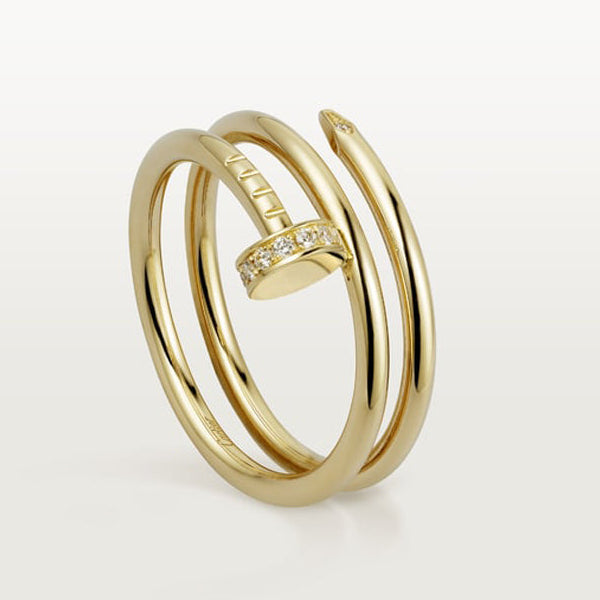 Pnstime Juste Un Clou Diamond Ring Luxury Women