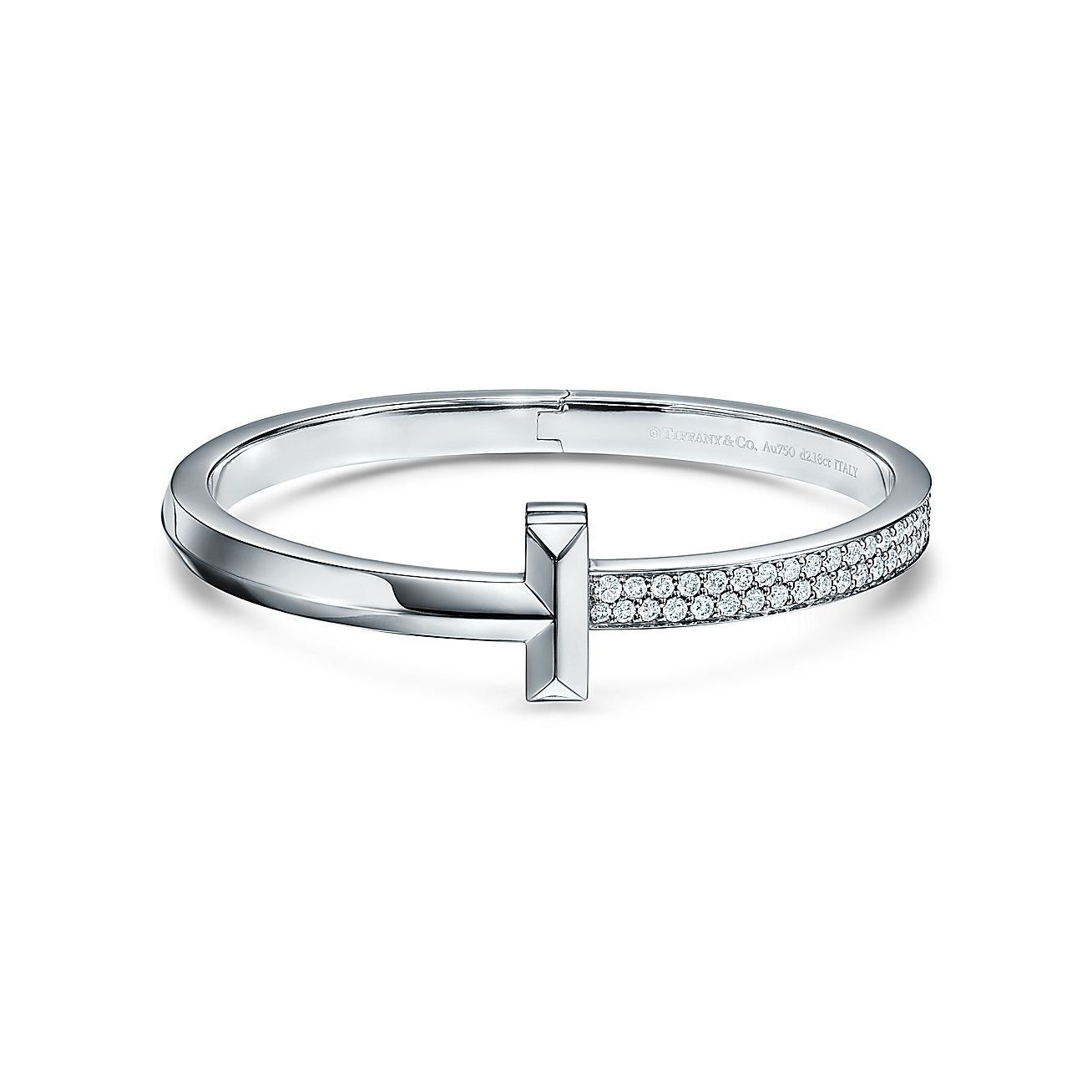 Pnstime T1 Wide Diamond Hinged Bracelet - Image 2