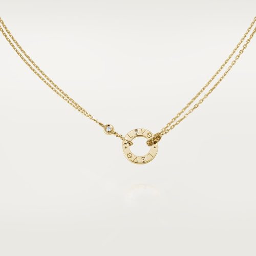 Pnstime Love 2 Diamond Necklace