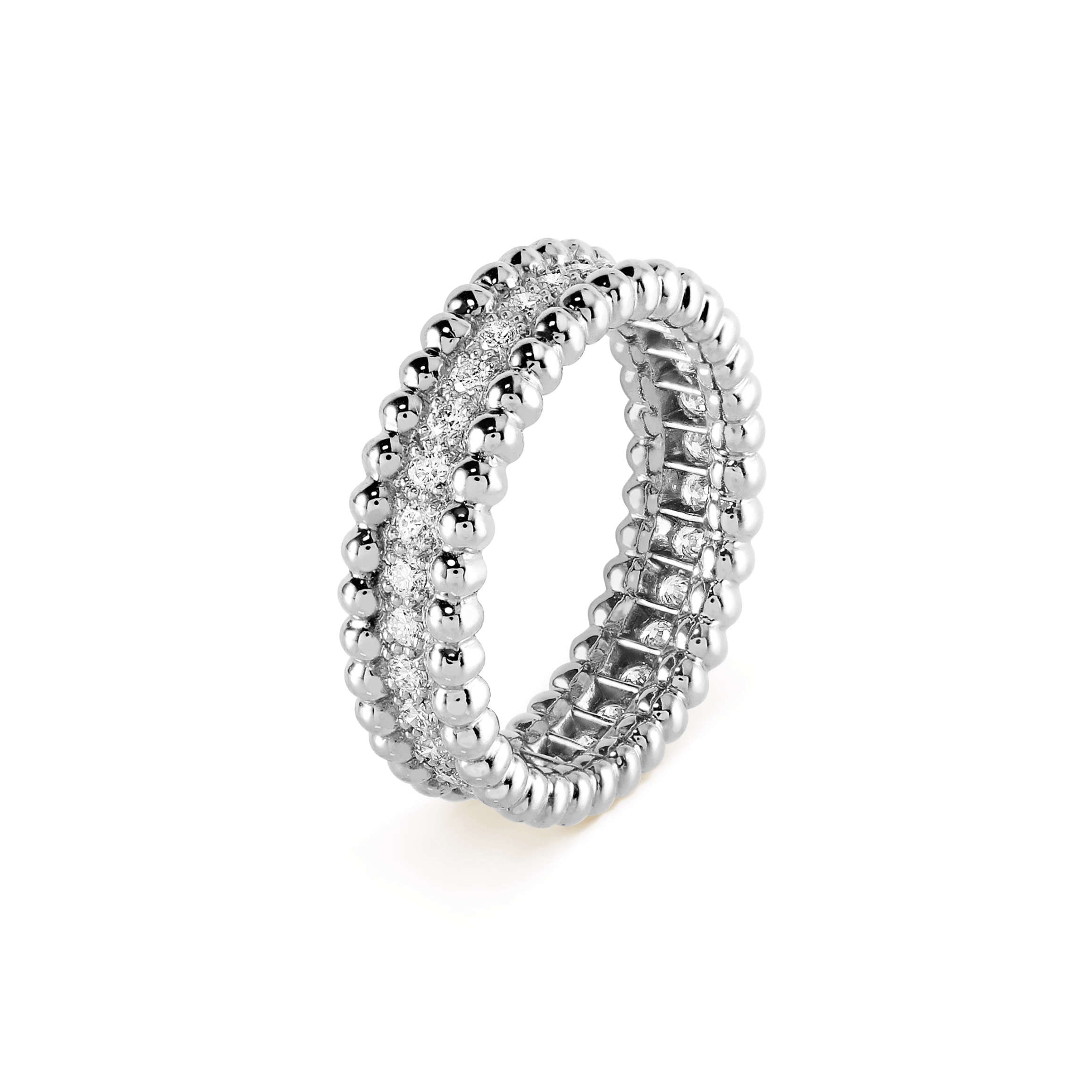 Pnstime Perlée Diamonds Ring Gift Jewelry - Image 8