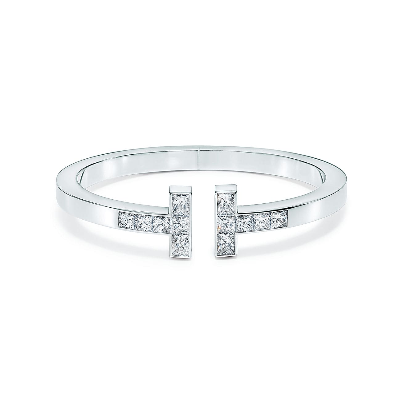 Pnstime T Diamond Square Bracelet - Image 9