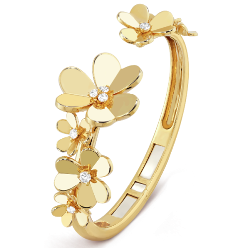 Pnstime Frivole Seven Flowers Bracelet Elegant Women