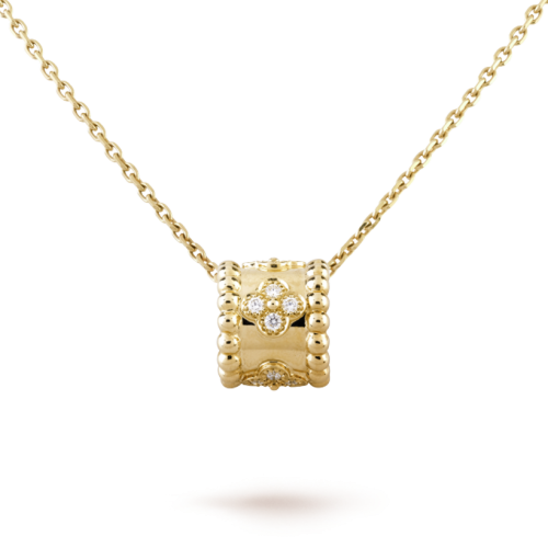 Pnstime Perlée Clovers Pendant Necklace