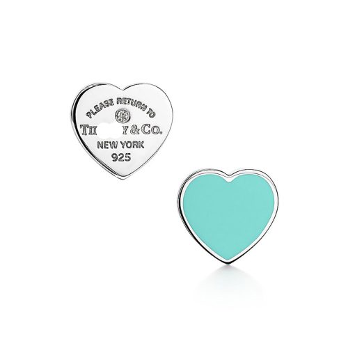 Pnstime Return to Blue Heart Earrings